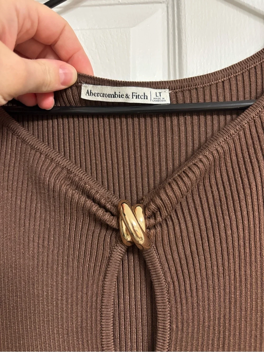 Abercrombie & Fitch Keyhole Sweater Dress size Large Tall
